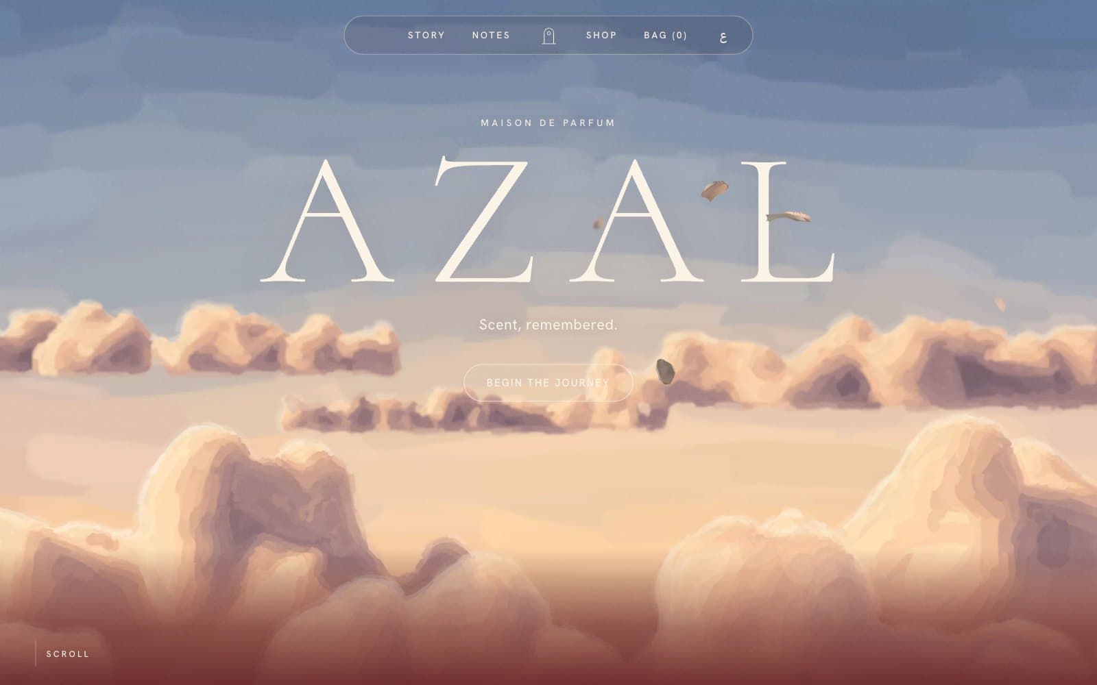 AZAL — Cinematic perfume store